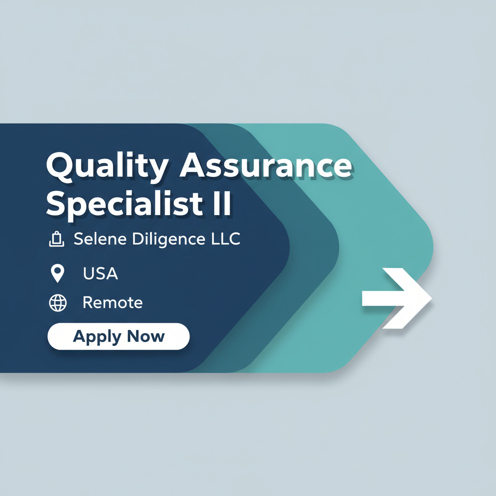 Read more about the article Quality Assurance Specialist II