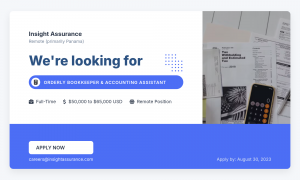 Orderly Bookkeeper and Accounting Assistant