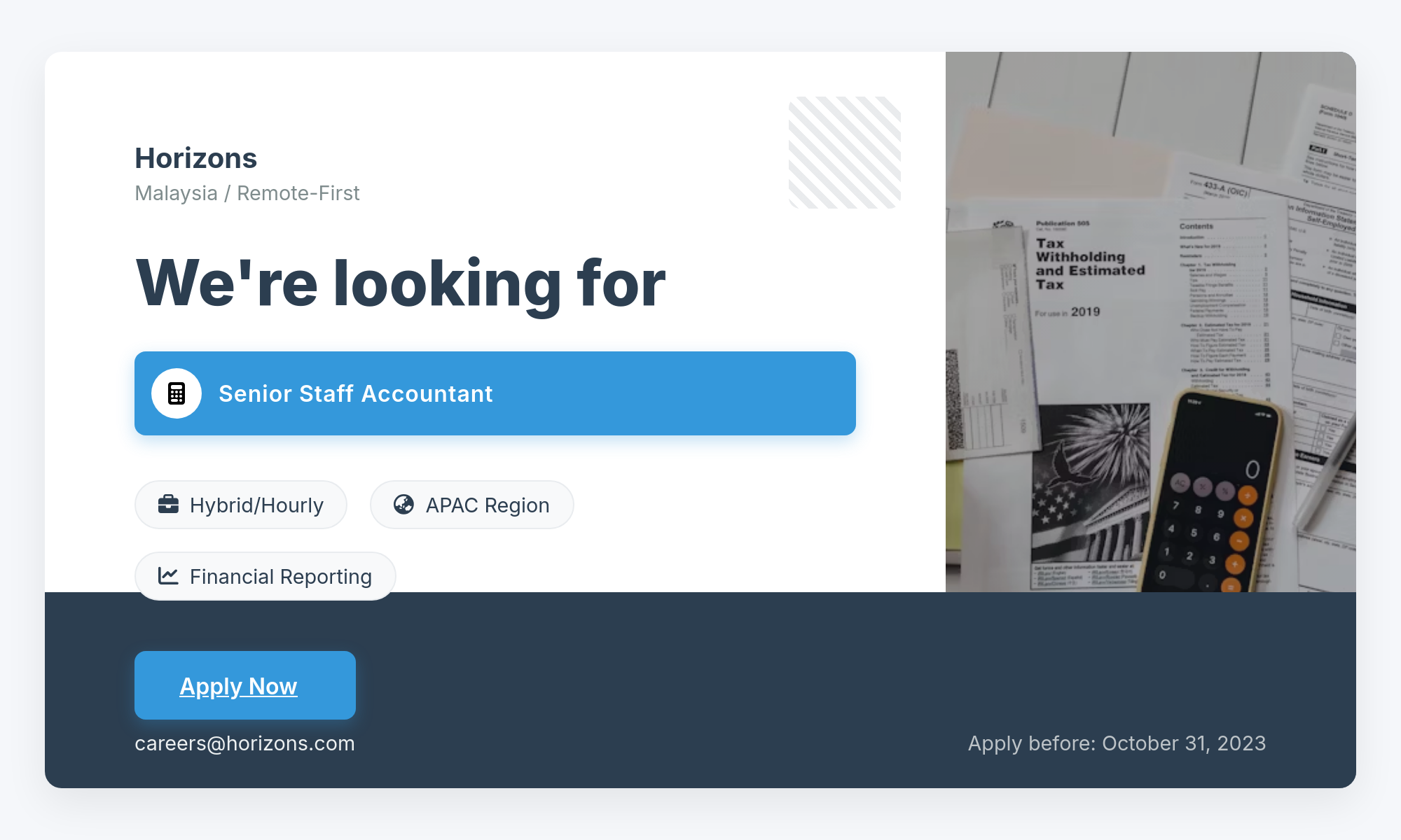 Senior Staff Accountant – APAC & Hybrid Role