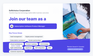 Subscription Software Product Manager – Remote Opportunity