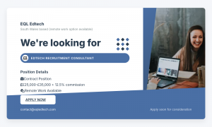 EdTech Recruitment Consultant