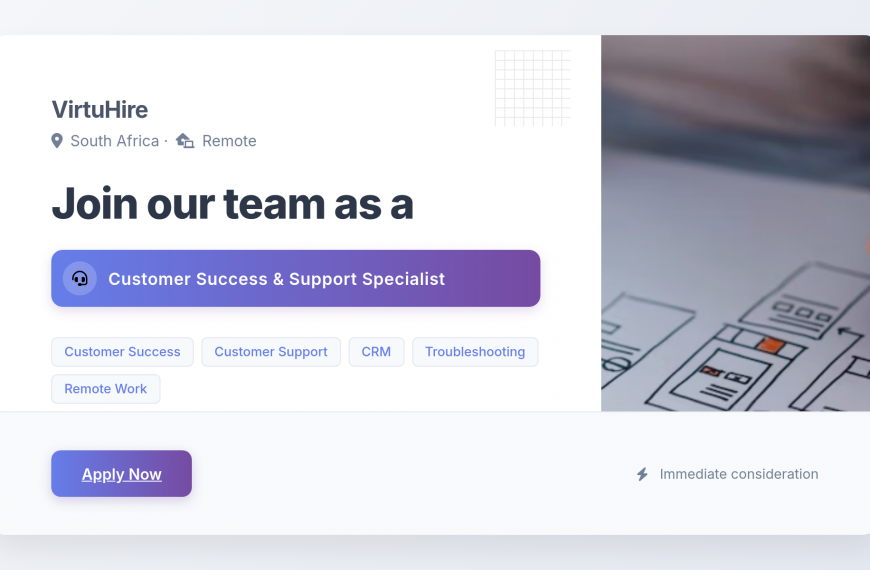 Customer Success & Support Specialist