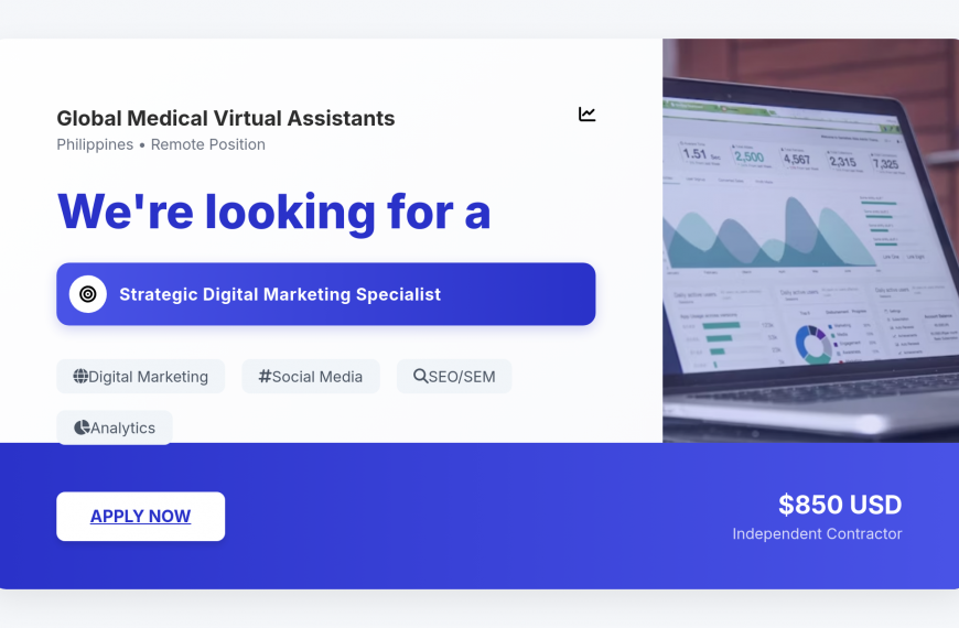 Strategic Digital Marketing Specialist
