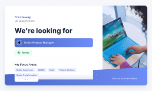 Senior Product Manager: Digital Experience Innovation