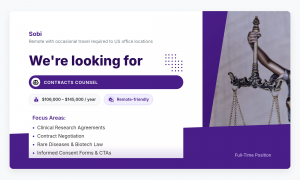 Contracts Counsel for Clinical Research Support