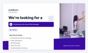 Define Strategy for Professional Services Go-To-Market
