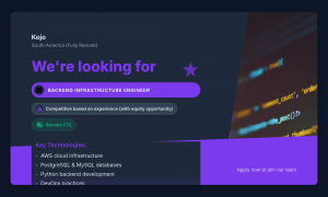 Backend Infrastructure Engineer