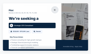 Strategic CFO Consultant for High-Growth Startups