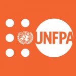 National Consultant UNFPA consultancy role, showing icons for administration, logistics, and gender equality in Turkmenistan.
