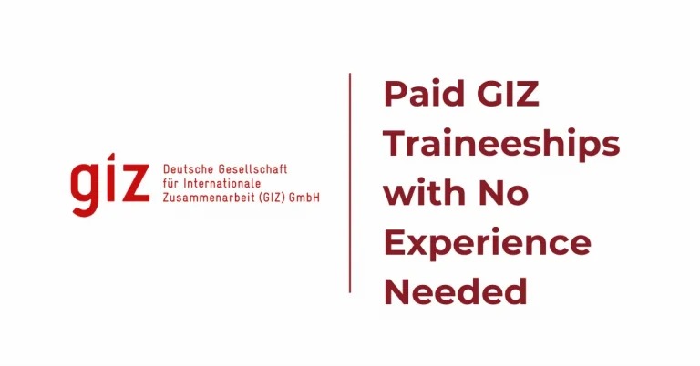 GIZ Paid Trainee Programmes 2026: Launch Your Career in International Cooperation with Germany’s Leading Agency