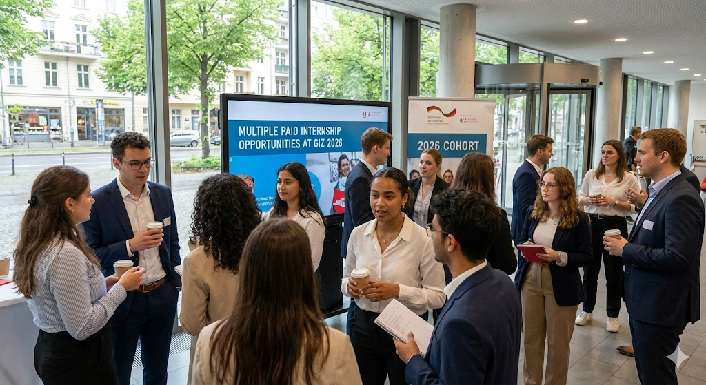 paid internships GIZ working environment