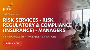 PwC Singapore Risk Services Managers working environment