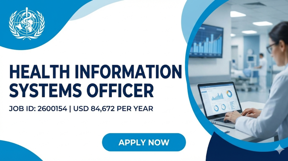 Health Information Systems Officer working environment