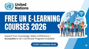 Free UN e-learning courses 2026 working environment