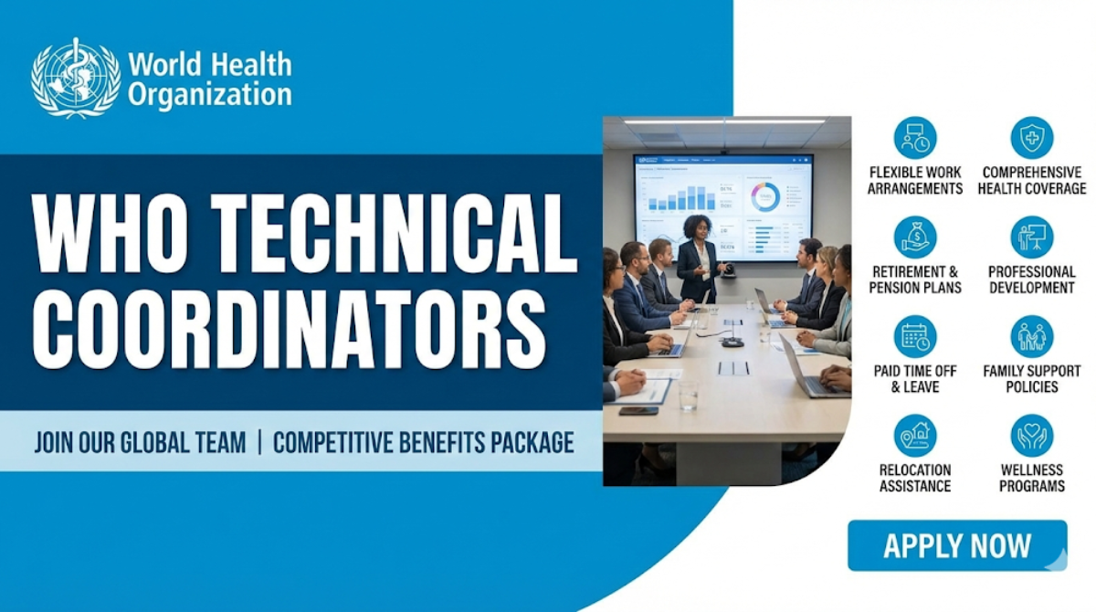 WHO technical coordinators working environment