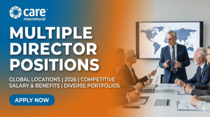 CARE International director positions working environment