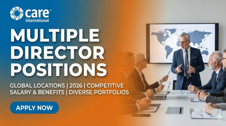 CARE International director positions working environment