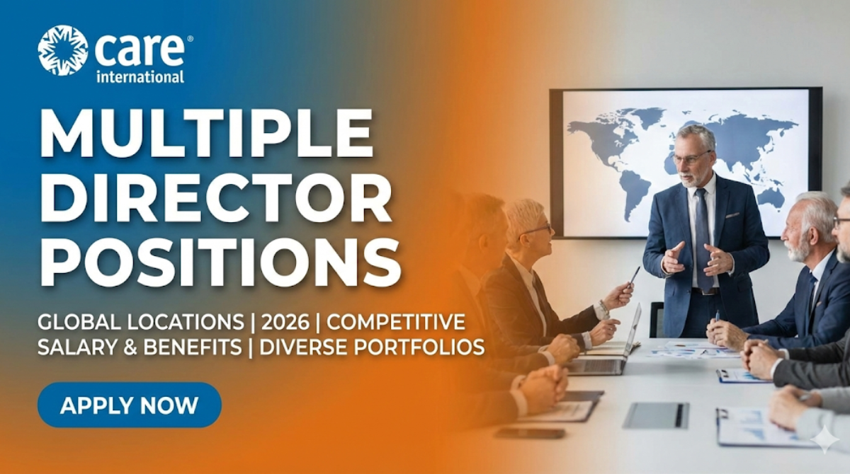 CARE International director positions working environment