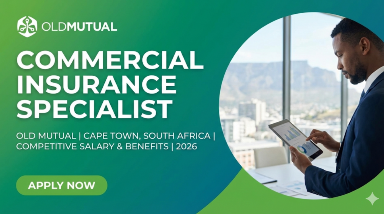 Old Mutual Commercial Insurance Specialist working environment