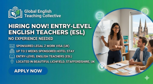 Entry-Level English Teachers working environment