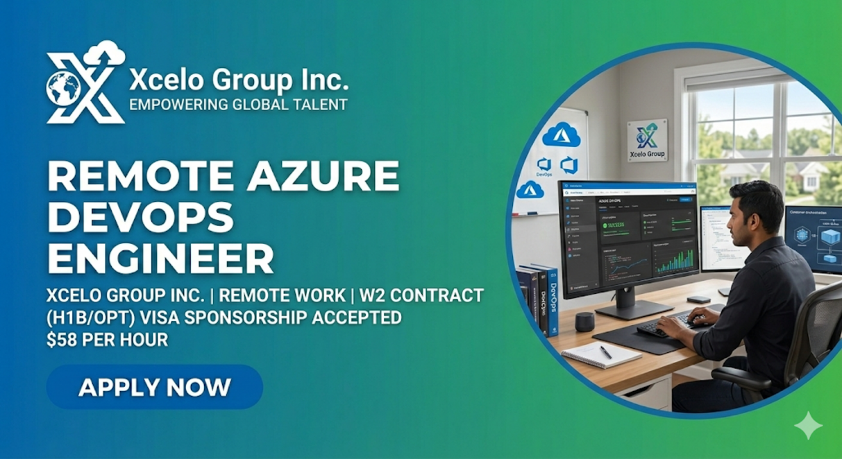 Remote Azure DevOps Engineer working environment