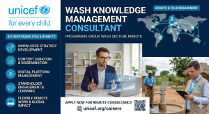 WASH Knowledge Management Consultant working environment