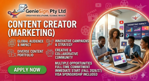 Content Creator Marketing working environment