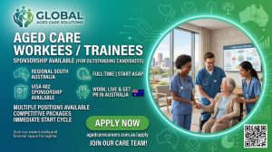 Aged Care Worker Visa 482 career opportunities at Global Aged Care Solutions