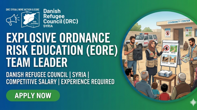 Explosive Ordnance Risk Education Syria working environment