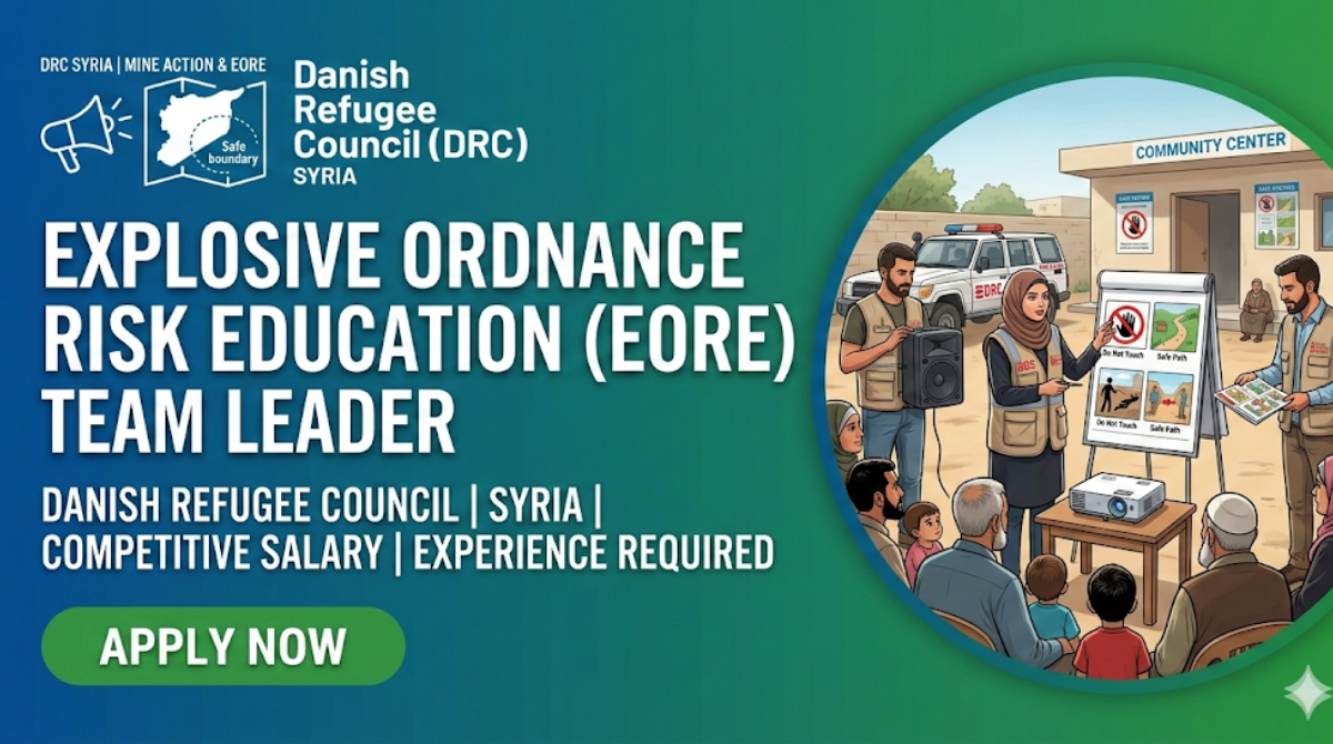 Explosive Ordnance Risk Education Syria working environment
