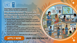 Programme Analyst Tacloban City working environment