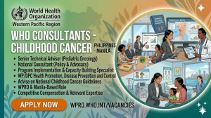 WHO Consultants Manila working environment