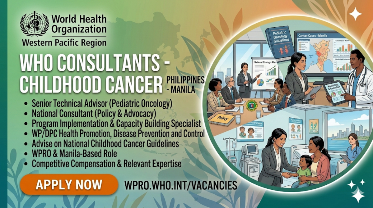 WHO Consultants Manila working environment