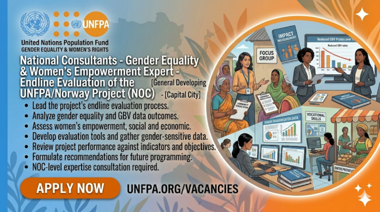 National Consultants Gender Equality working environment