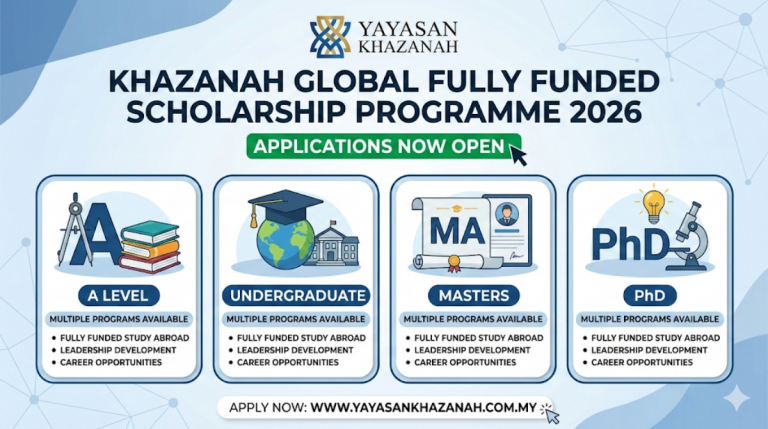 Khazanah Global Scholarship 2026 working environment