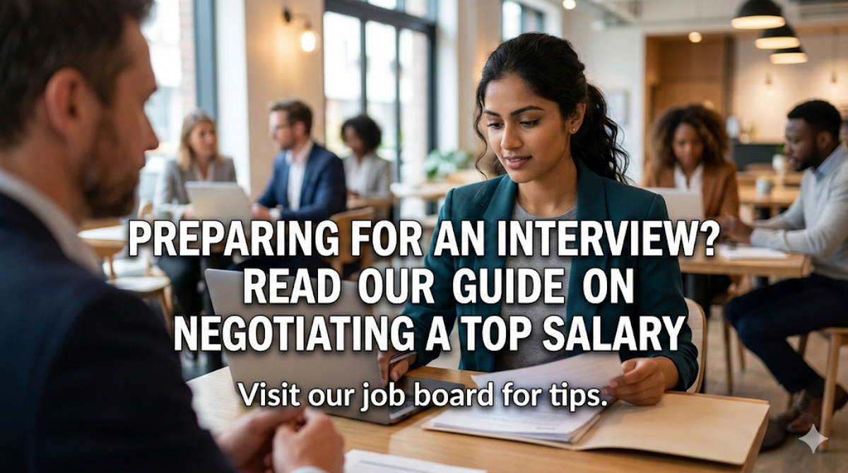 Professional discussing salary negotiation strategies.