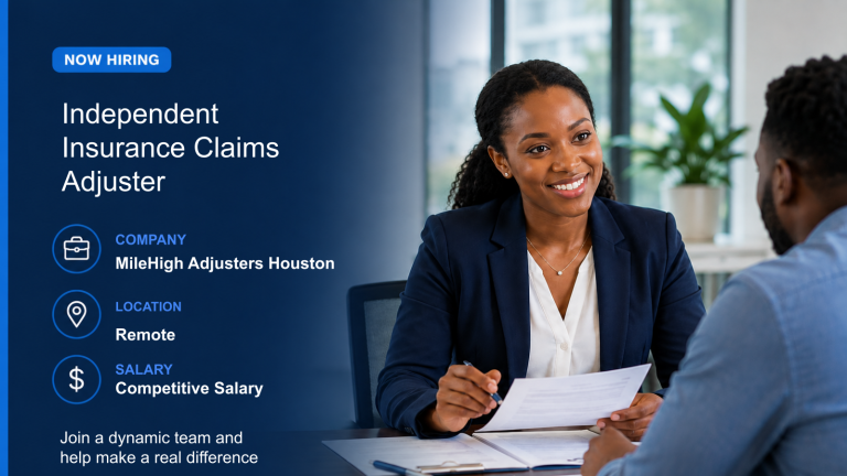 Independent Insurance Claims Adjuster — remote work assignment
