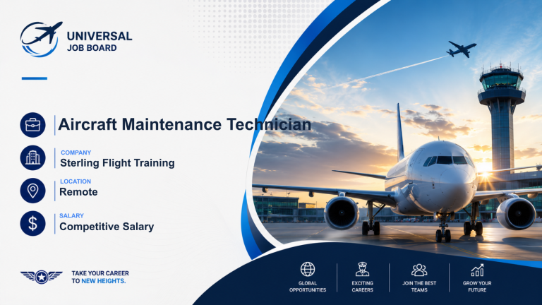 Aircraft Maintenance Technician - Sterling Flight Training role