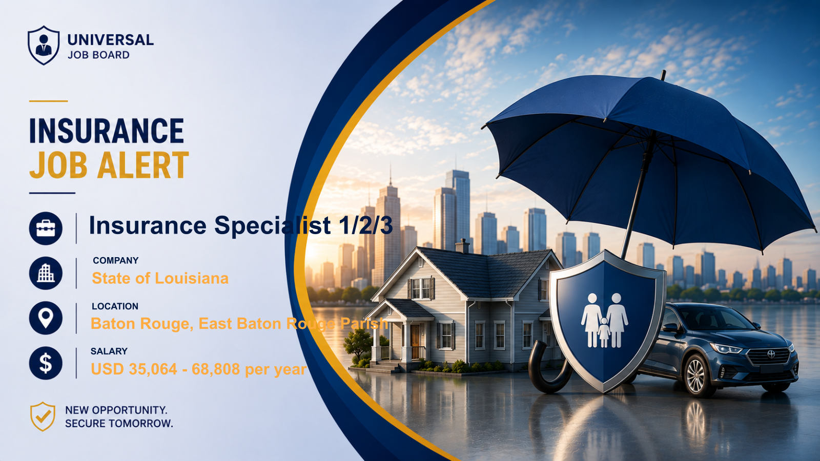 Insurance Specialist — state government role
