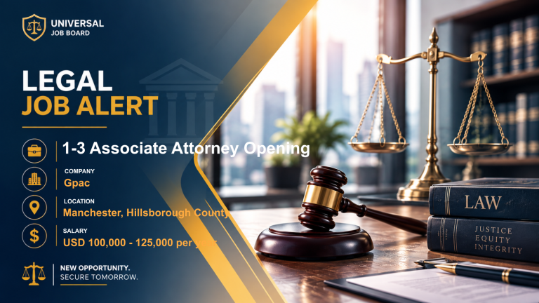 Associate Attorney Opening - Legal professional role