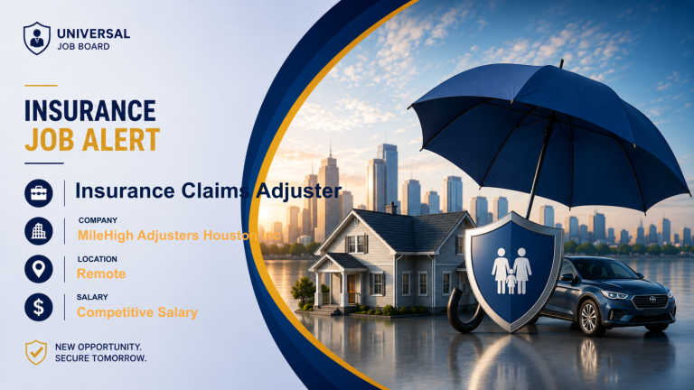 Insurance Claims Adjuster - MileHigh Adjusters Houston