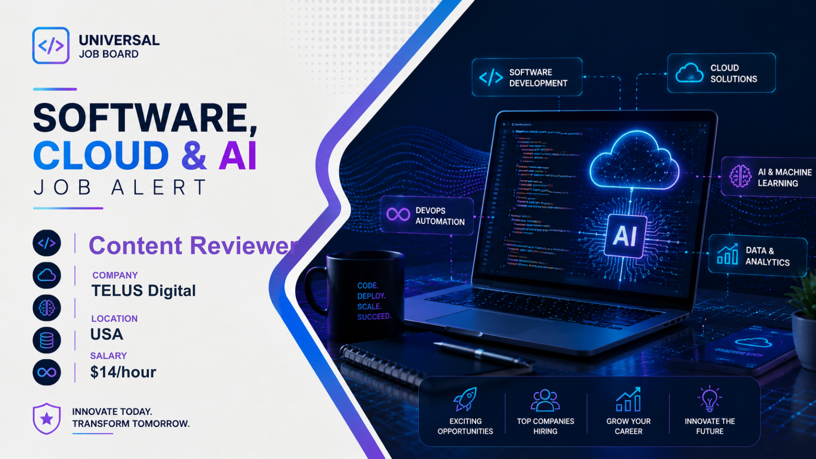 Content Reviewer English - US job opening