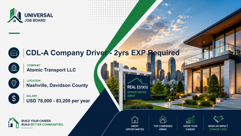 CDL-A Company Driver — Local Dry Van