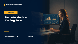 remote medical coding jobs -- home office workspace