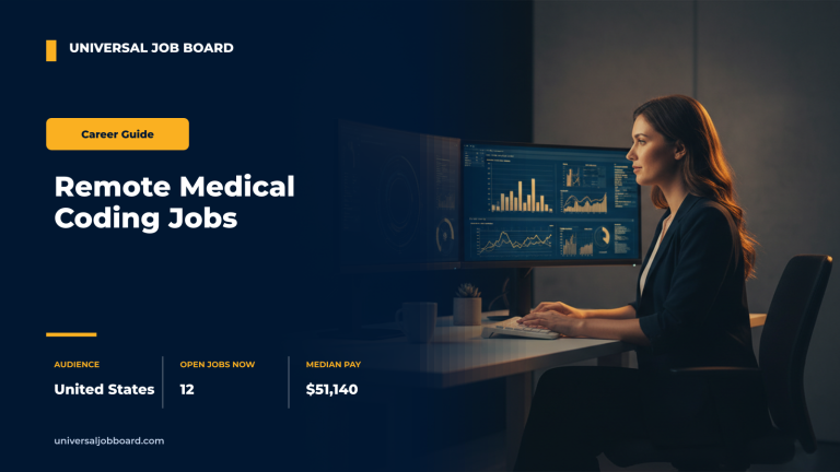 remote medical coding jobs -- home office workspace